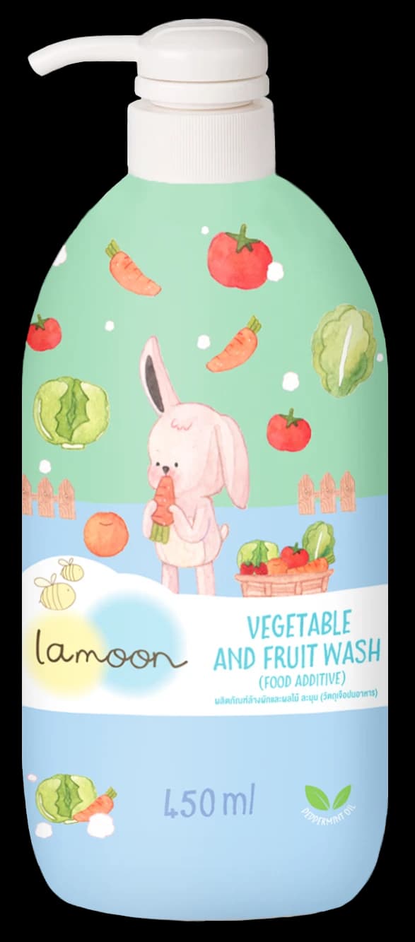 لامون – منظف طبيعي للخضروات والفواكه 450 مل