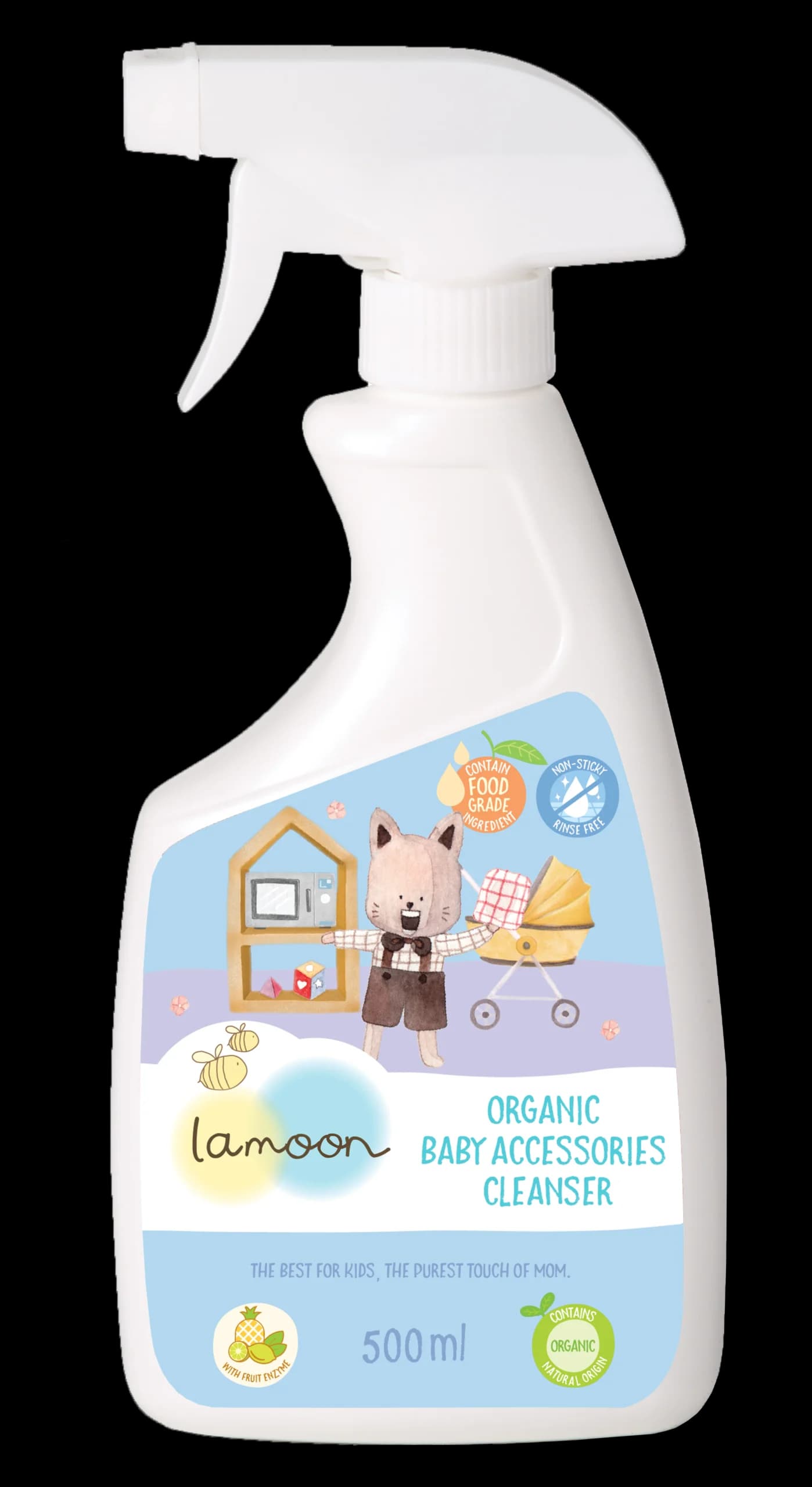 لامون – منظف عضوي لإكسسوارات الأطفال 500 مل