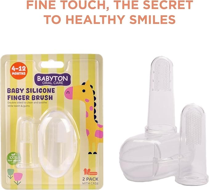 فرشاة أصابع سيليكون للأطفال من بيبي تون - صورة 2