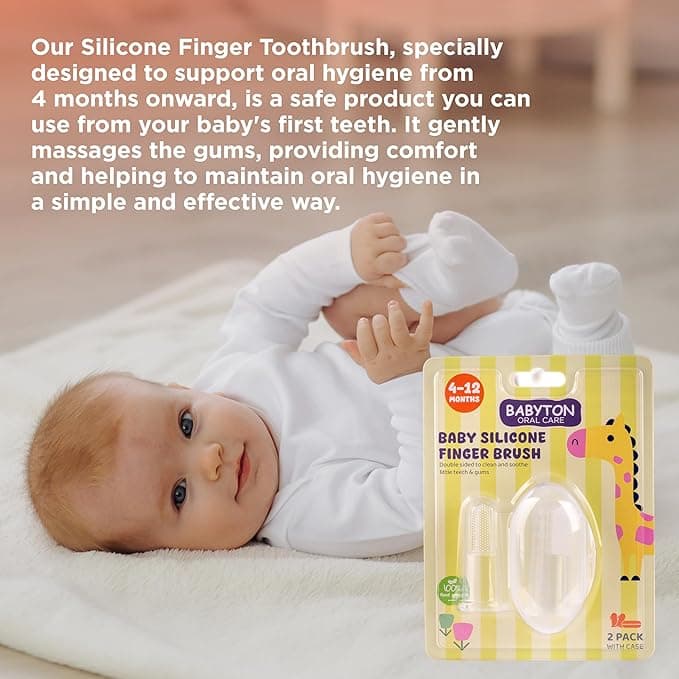 فرشاة أصابع سيليكون للأطفال من بيبي تون - صورة 5